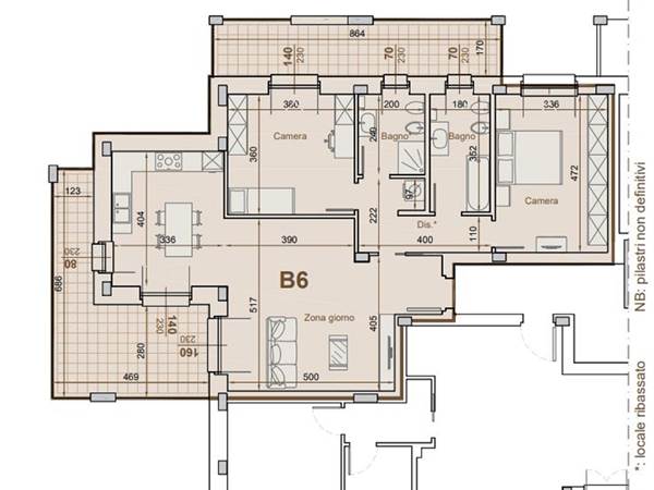 🌱 Appartamento B8 al primo piano con terrazzo – Green Village, Pinerolo