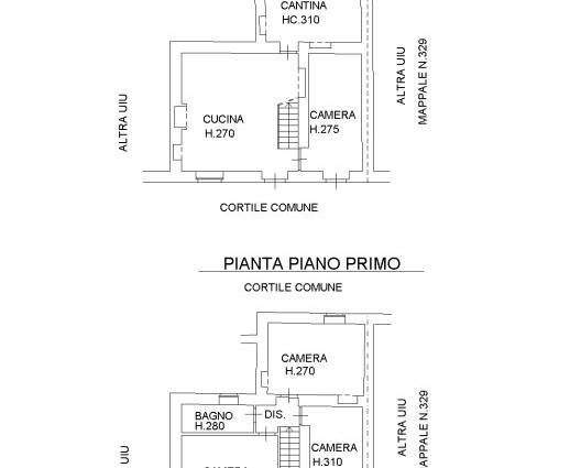 planimetria parte abitativa