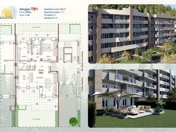 Appartamento nuovo signorile A4 in geotermia con le migliori ultime tecnologie