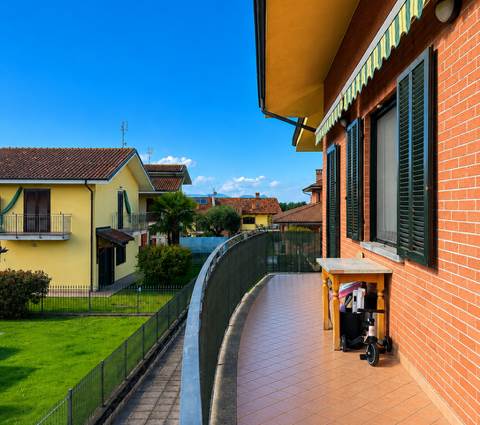 balcone lato cortile