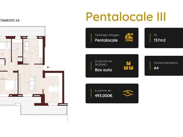 Appartamenti di nuova costruzione in classe A4